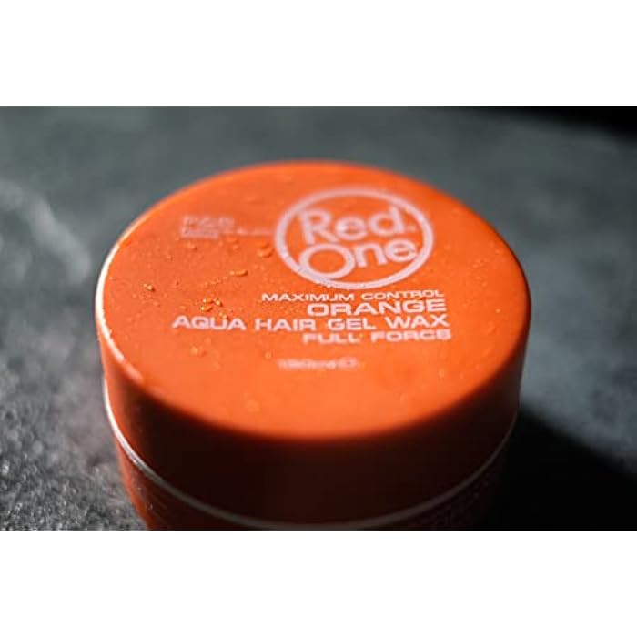 Redone Red One Full Force Aqua Hair Wax Orange Gel 150ml - Image 3